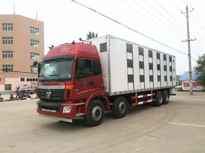酒泉地區(qū)9米6廂長專業(yè)豬仔運輸車報價及多功能應用解析